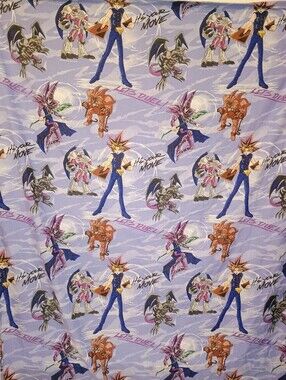 VTG Yu-Gi-Oh! Twin Size Flat Bed Sheet | Franco | Anime Bedding